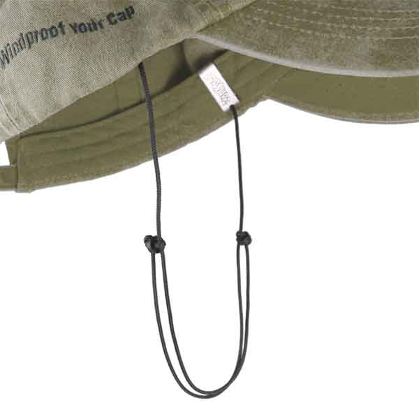 Capsurz® Cap Retainer clips to inside hat band 