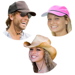 Capsurz® Cap Retainer keeps your hat on in wind