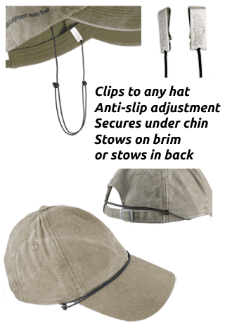 Prevent Hat Blow Off In The Wind  How To Use Capsurz® Cap Retainer