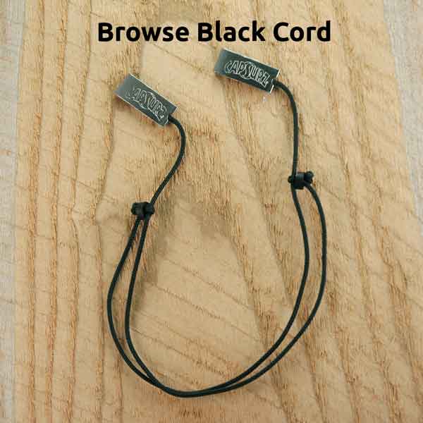 Browse Capsurz® Cap Retainer with black cord 
