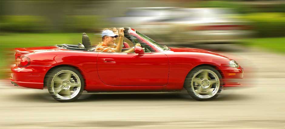 Use Capsurz® when driving a car to keep your hat on